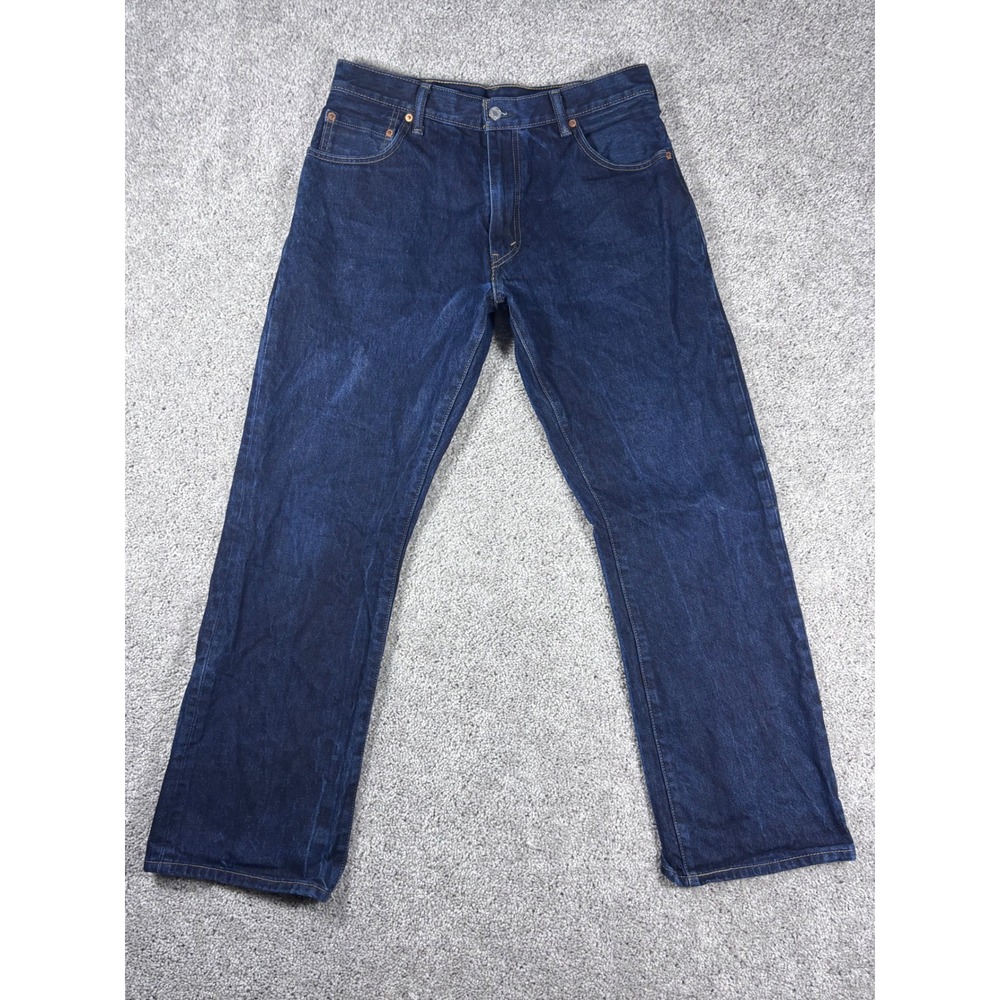 Levis 517 Bootcut Jeans Mens Dark Wash Denim‎ Pants Size 36x34 (34x32 Measured)